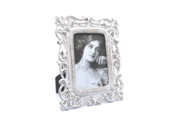 Baroque Ornate Resin Picture Frames , Shabby Distressed White Resin Frame 4x6